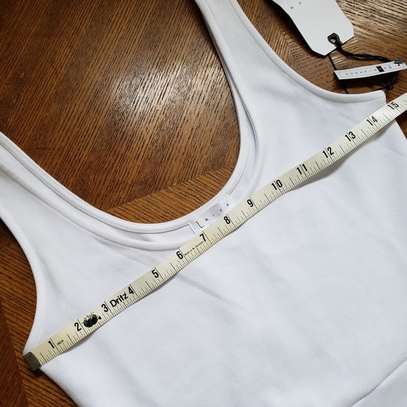 NWT LEITH Bodycon White Tank Dress Sz S - Picture 14 of 16